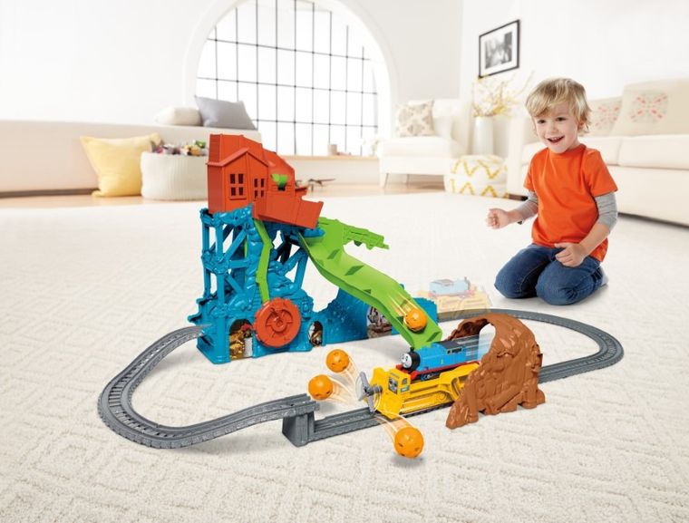 Fisher-Price, Tomek i Przyjaciele, Przygoda w jaskini, zestaw z lokomotywką