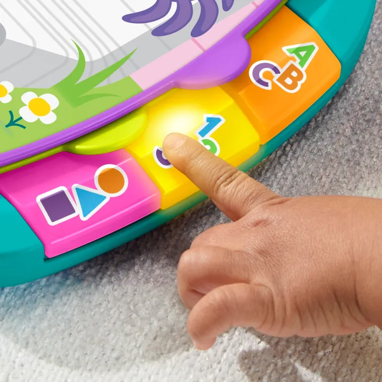 Fisher-Price, Ucz się i śmiej!, Książka z wierszykami, zabawka edukacyjna