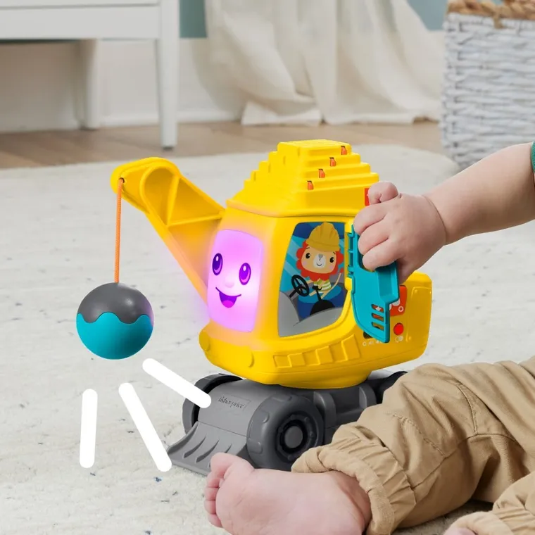 Fisher-Price, Wesoly dźwig "Układaj i licz", zabawka niemowlęca
