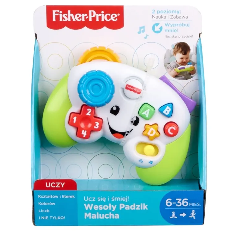 Fisher-Price, Wesoły Padzik Malucha, interaktywna zabawka edukacyjna