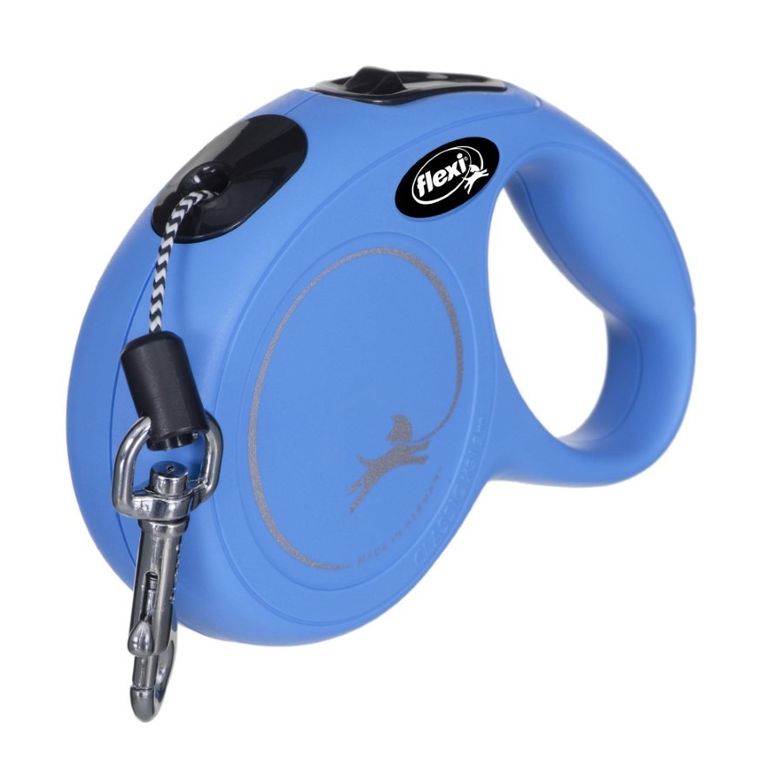 Flexi, New Classic, smycz, rozmiar XS, linka, 3 m, do 8 kg, niebieski