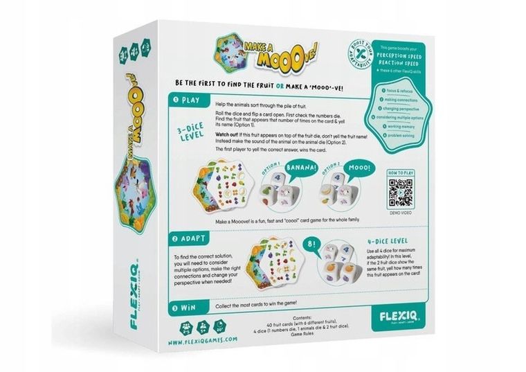 Flexiq, Make a Mooove!, gra w karty i kości