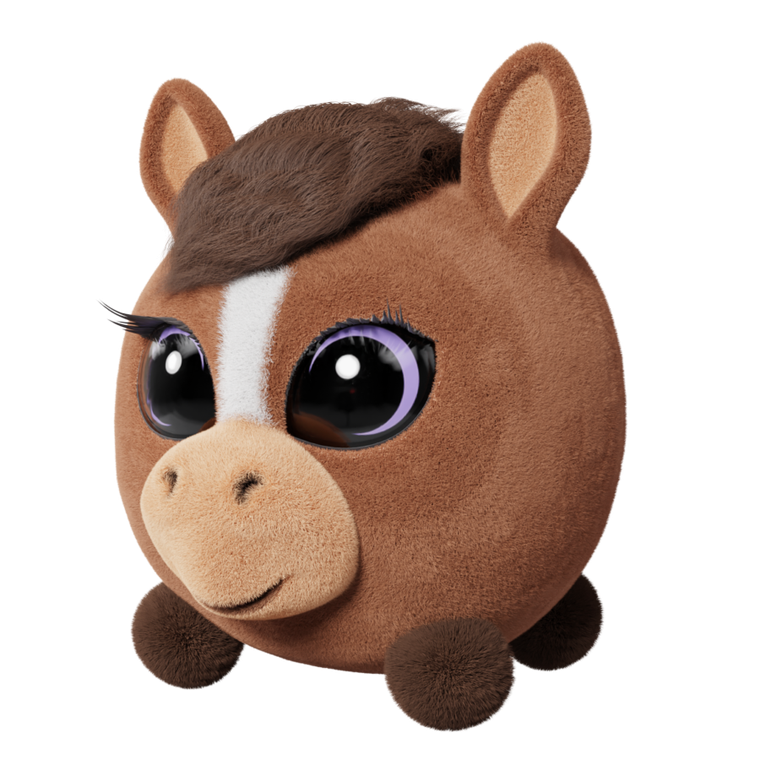 Flockies, koń Hira, figurka