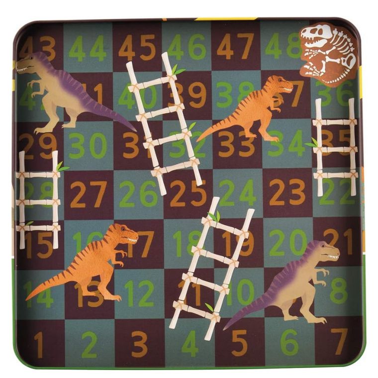 Floss & Rock, Dinozaury, zestaw magnetycznych gier i zabaw 4w1