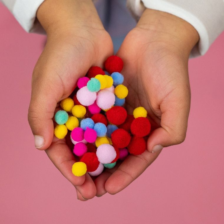 Floss & Rock, Tęczowe Wróżki, zestaw kreatywny z pomponami