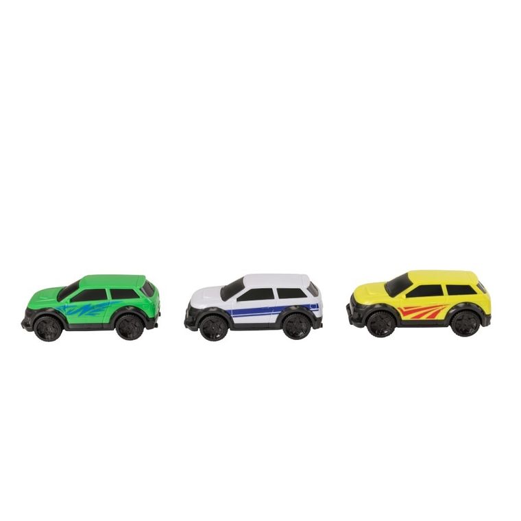 Flota Miejska, laweta z samochodami, 4 szt.