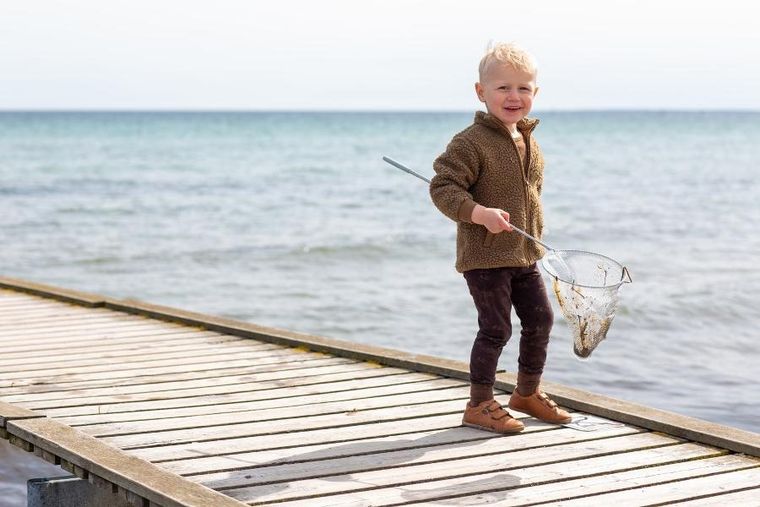 Follow the duck, siatka teleskopowa, błękitna