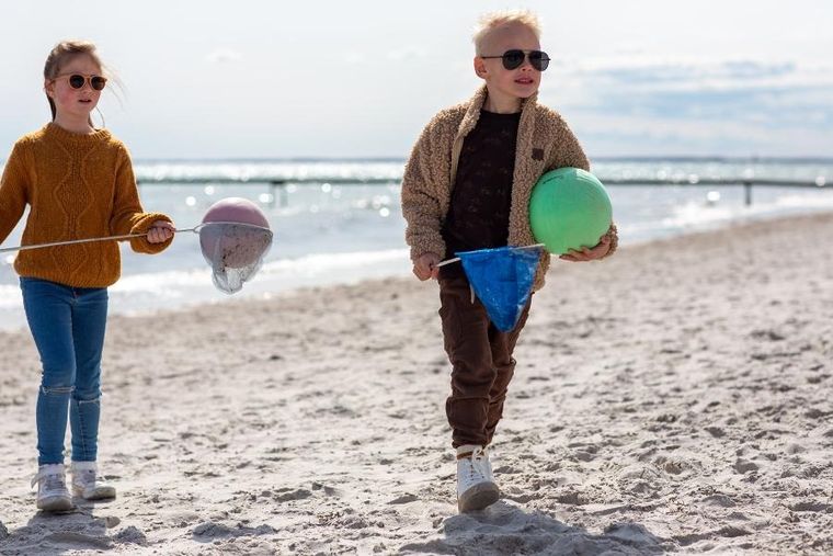 Follow the duck, siatka teleskopowa, purpurowa