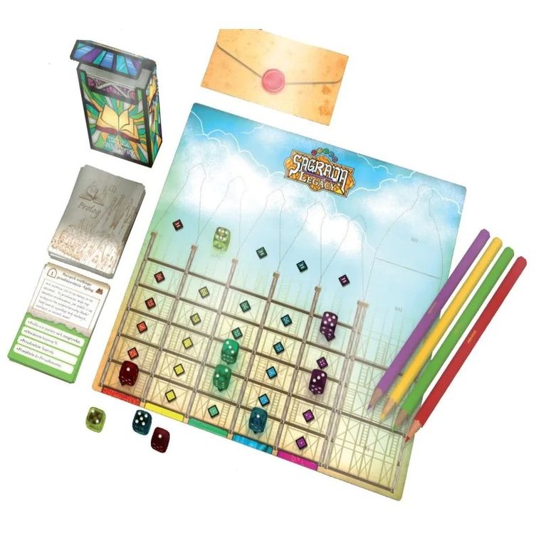 FoxGames, Sagrada, Legacy, gra strategiczna