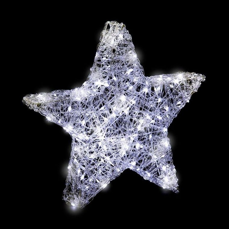 Fééric Lights And Christmas, świecąca dekoracja świąteczna, gwiazda, 50 cm