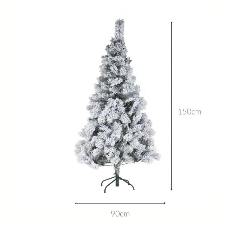 Fééric Lights And Christmas, sztuczna choinka, ośnieżona, 150 cm