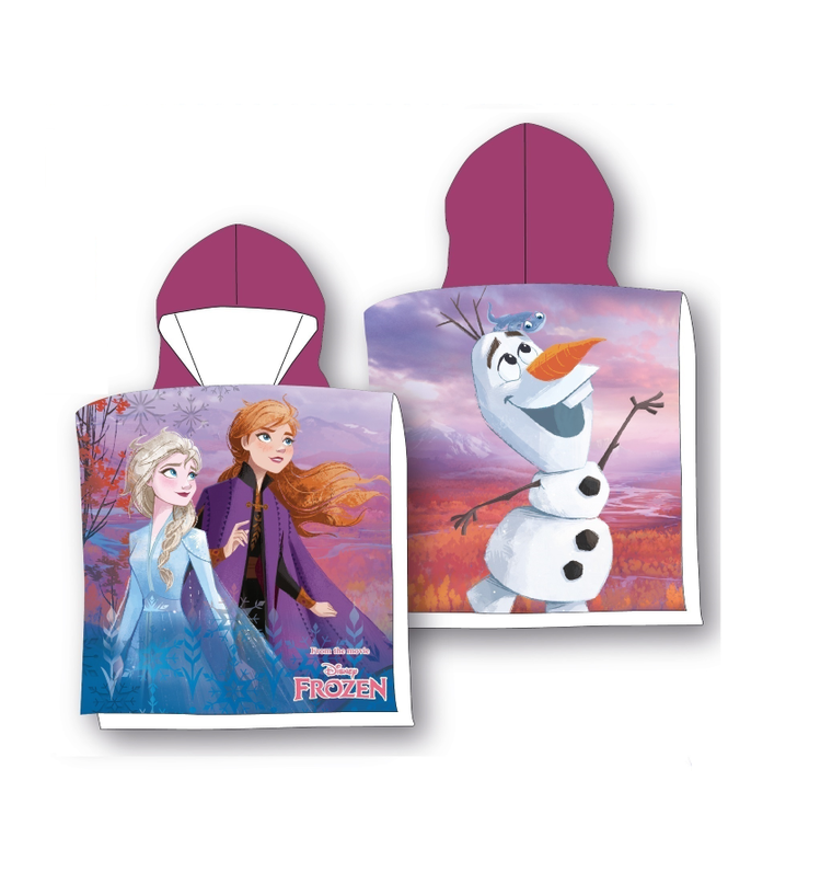 Frozen, poncho, okrycie kąpielowe, 55-110 cm