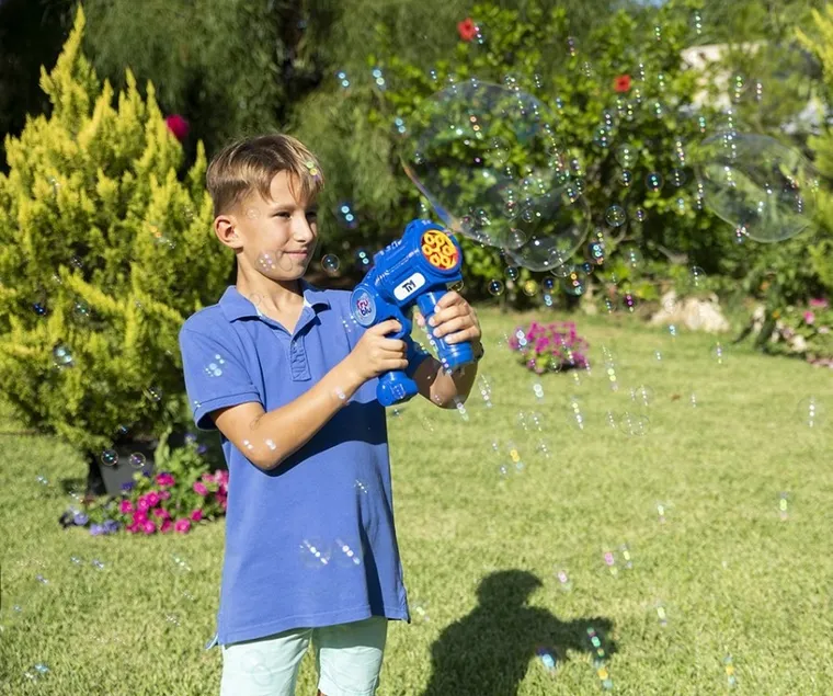 Fru Blu, Bańkowy Shooter, zestaw do robienia baniek mydlanych z płynem, 0,4l