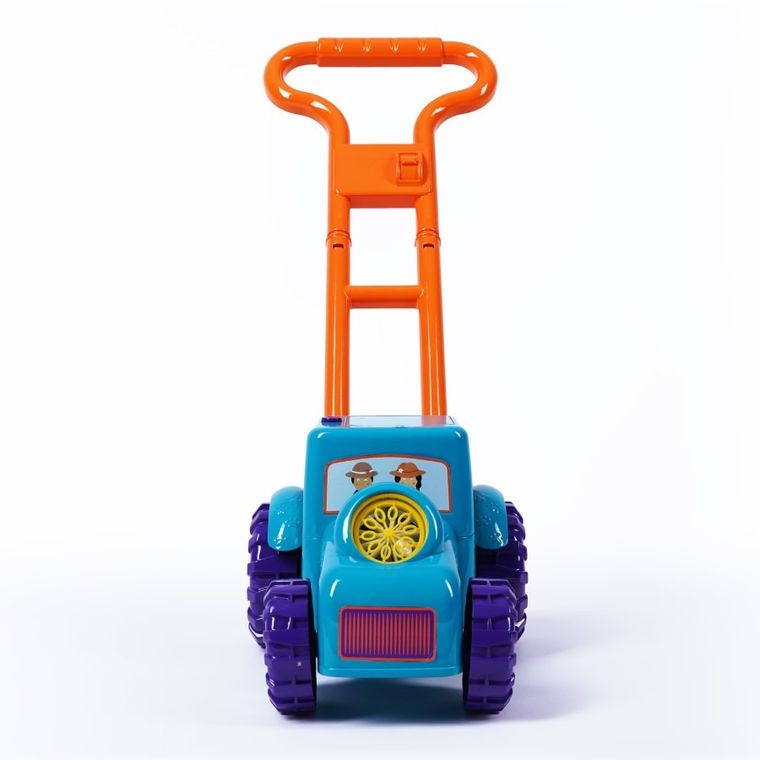 Fru Blu, traktor do pchania, maszyna do robienia baniek mydlanych, zestaw z płynem, 0,4l