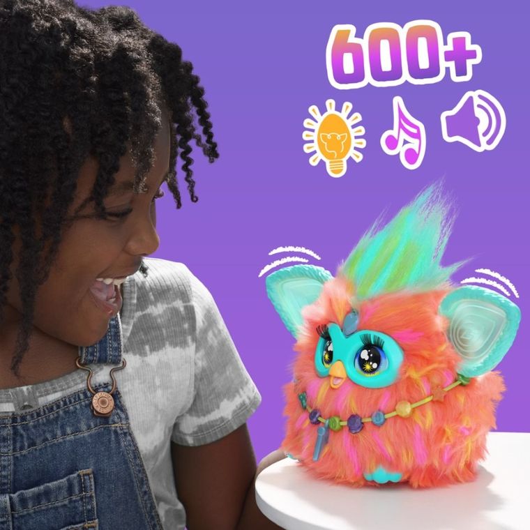 Furby 2.0, zabawka interaktywna, koralowa