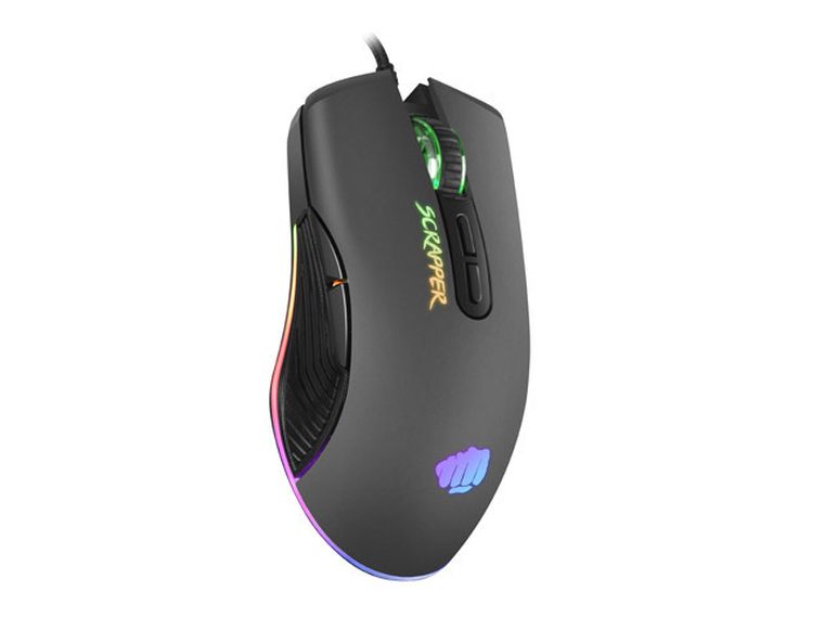 Fury, mysz dla graczy, Scrapper 6400dpi, Rgb, NFU-1699