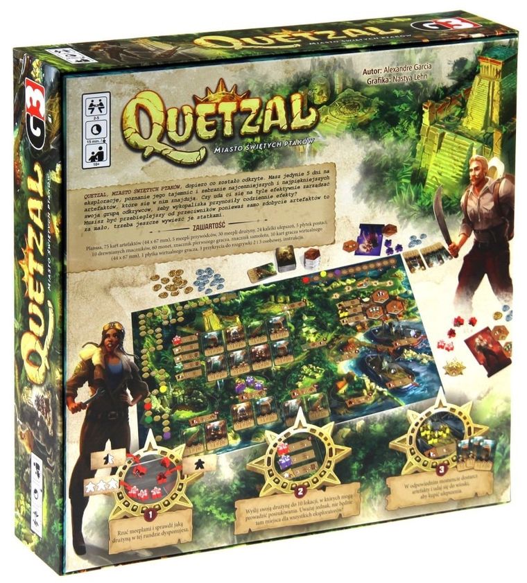 G3, Quetzal Miasto Świętych ptaków, gra strategiczna