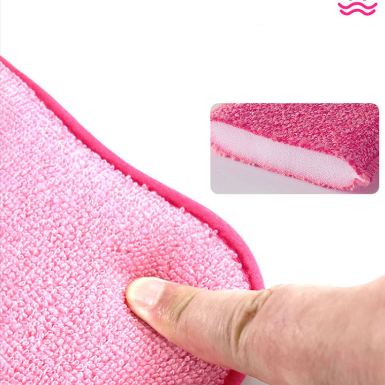 Gąbka do czyszczenia kuchni, różowa