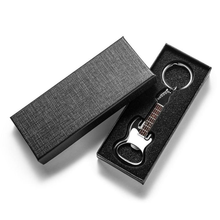 Gadget Master, Gitara elektryczna, otwieracz z magnesem, czarny