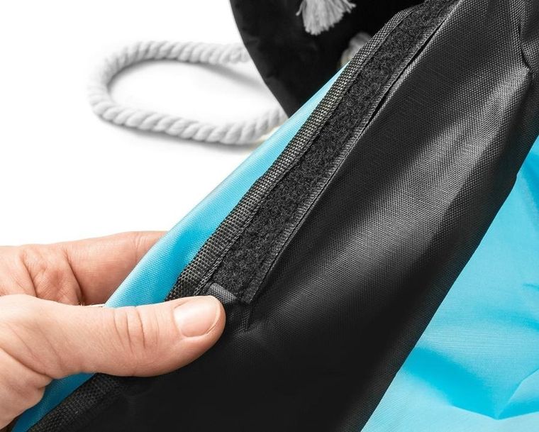 Gadget Master, kosz na zabawki z matą do zabawy 2w1, niebieski