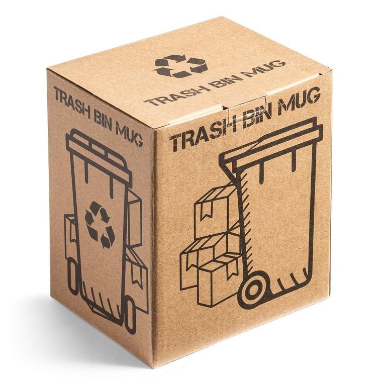 Gadget Master, kubek, śmietnik, niebieski