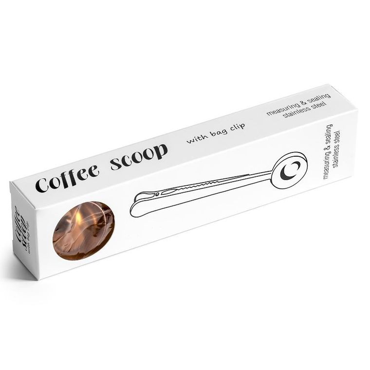 Gadget Master, miarka do kawy z klipsem 2w1