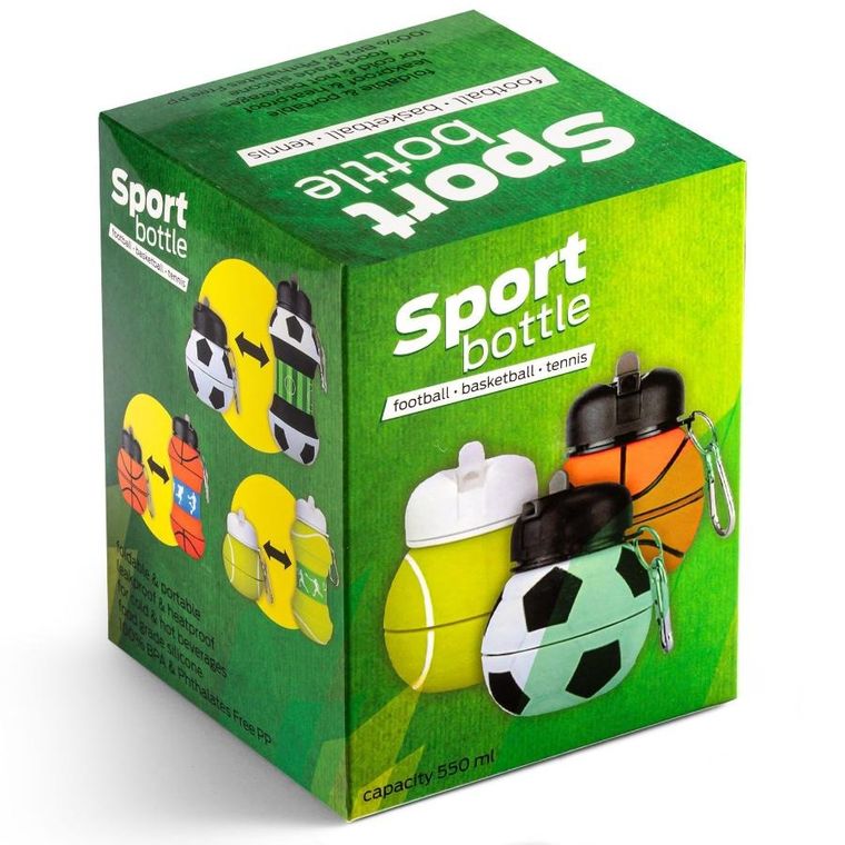 Gadget Master, Piłka do tenisa, składany bidon