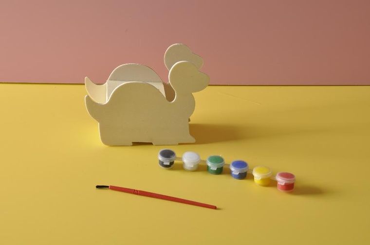 Gadget Master, skarbonka do malowania, dinozaur