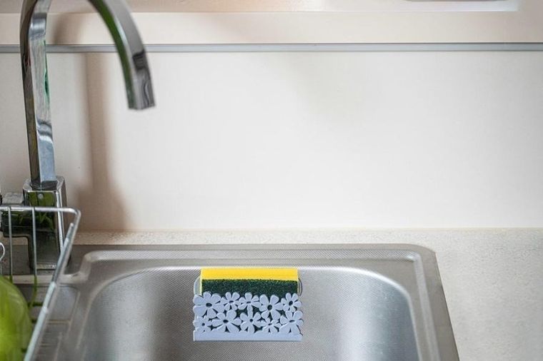 Gadget Master, uchwyt na gąbki, kwiatki