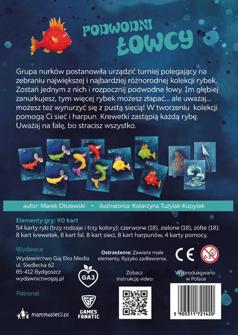 Gaj, Podwodni łowcy, gra karciana