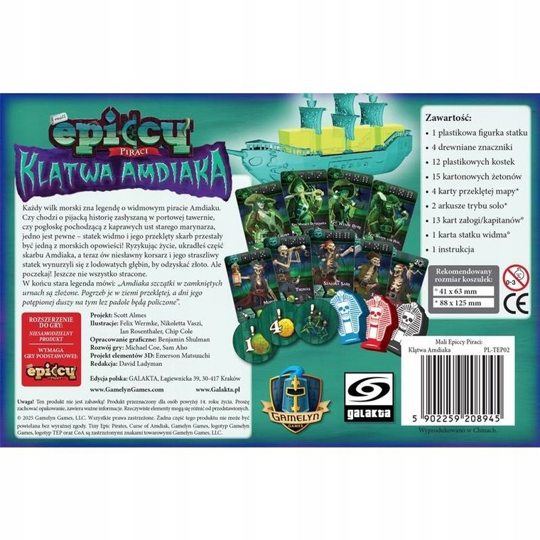 Galakta, Mali Epiccy Piraci: Klątwa Amdiaka