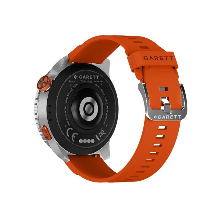 Garett, Compass GPS, smartwatch, srebrny