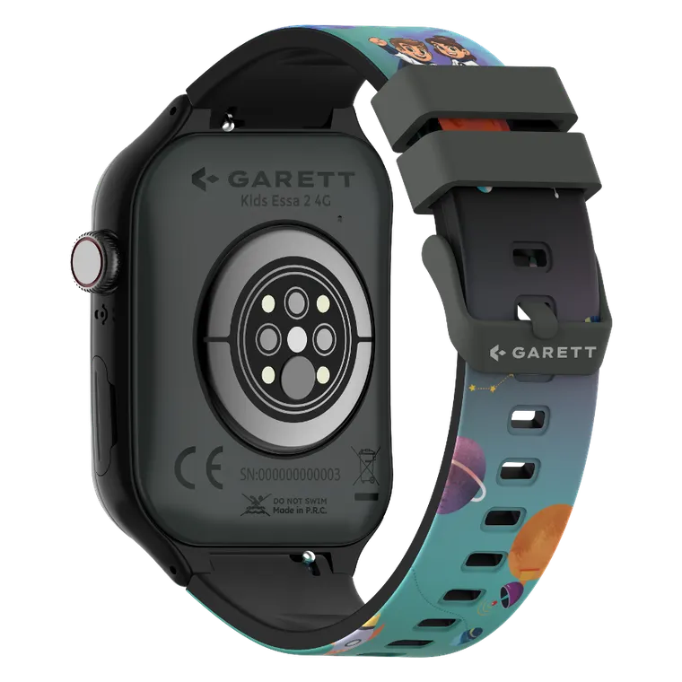 Garett, Kids Essa 2 AI, smartwatch 4G, czarny