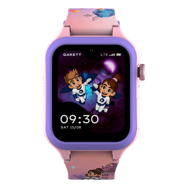 Garett, Kids Essa 2 AI, smartwatch 4G, różowy