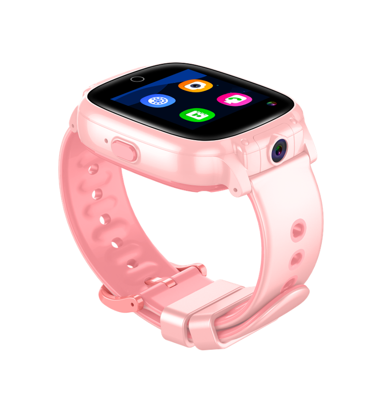Garett Kids, smartwatch, Twin 4G, różowy
