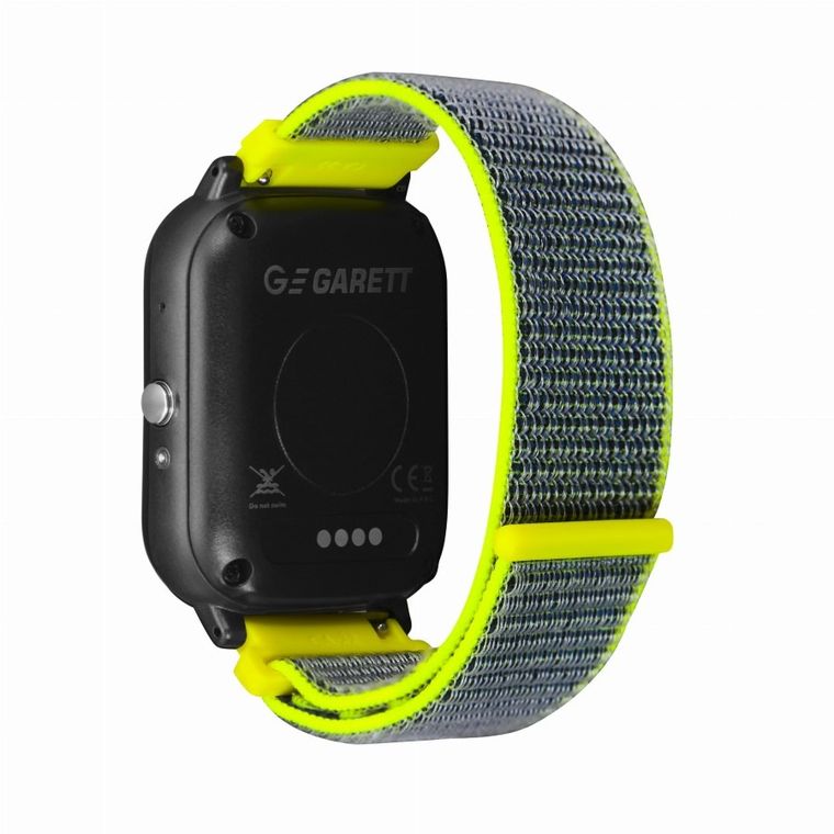 Garett Kids, Tech, smartwatch, 4G, zielony velcro