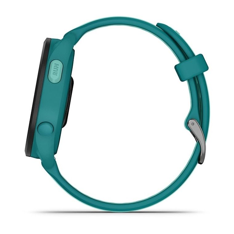 Garmin, Forerunner 165, zegarek sportowy, Music AMOLED, Turquoise Aqua, 43 mm