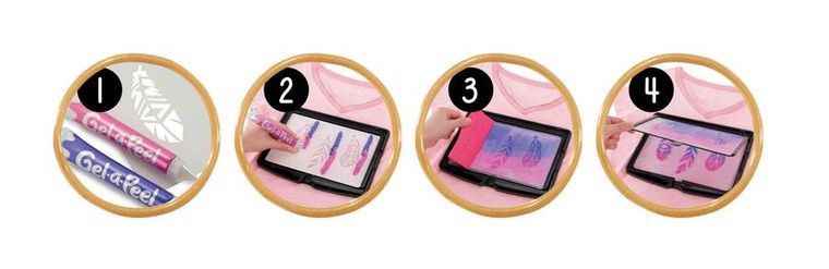 Gel-A-Peel, zestaw kreatywny do aplikacji na tkaninach