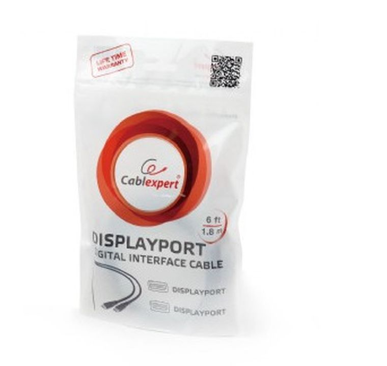 Gembird, kabel Cc, dp2, 6 DisplayPort M, DisplayPort M, czarny, 1,8 m