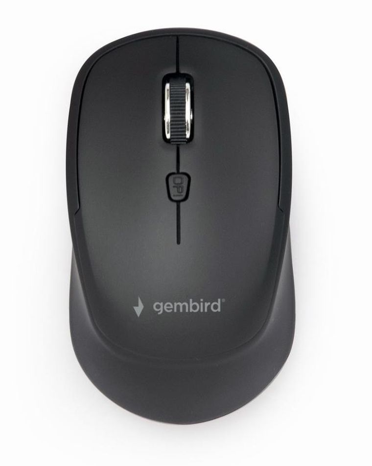 Gembird, mysz optyczna, bezprzewodowa, MUSW-4B-05, 1600 dpi USB, nano odbiornik, czarna