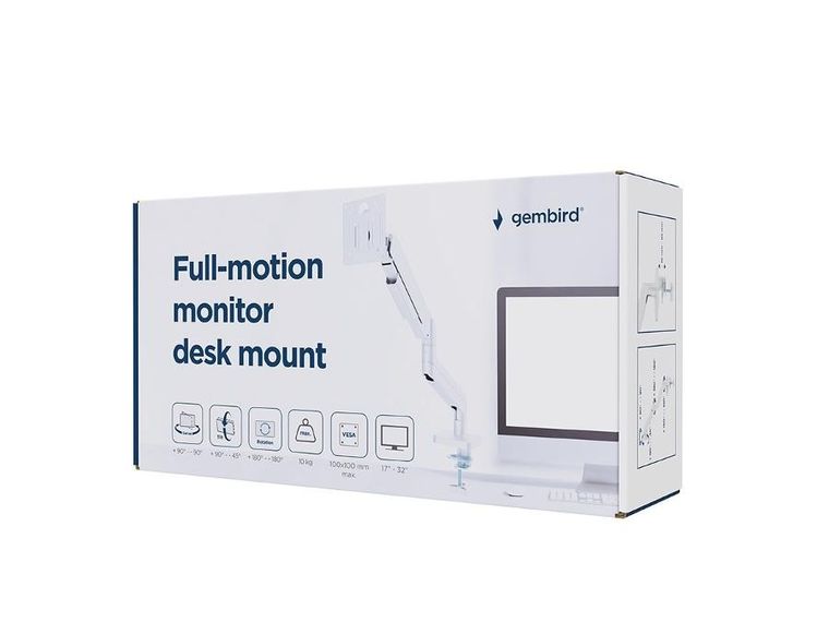 Gembird, regulowany na monitor, 17"-32"