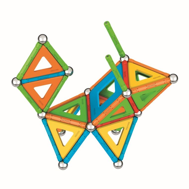 Geomag, Supercolor Panels Recycled, konstrukcyjne klocki magnetyczne, 78 elementów