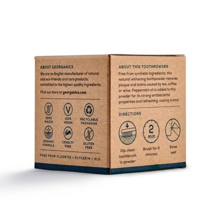 Georganics, mineralna pasta do zębów w słoiku, Tea Tree, 60 ml