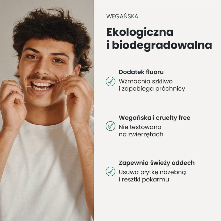 Georganics, Naturalna Nić Dentystyczna z Węglem, 30 m