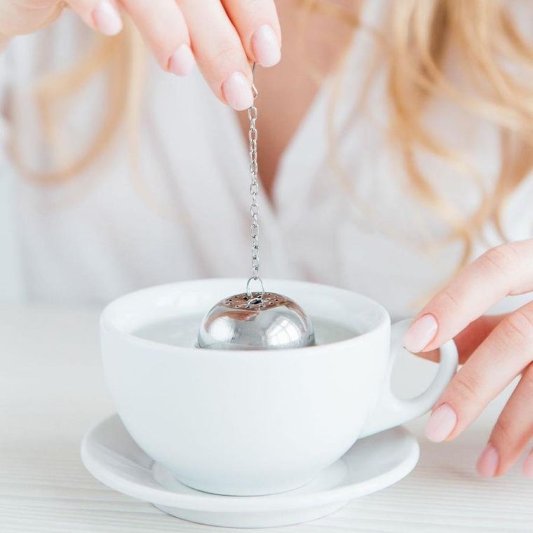 Get-It, sitko do zaparzania herbaty ziół, stalowe