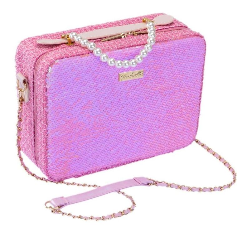 Girabrilla, Maxi, walizka make up, ciemny róż