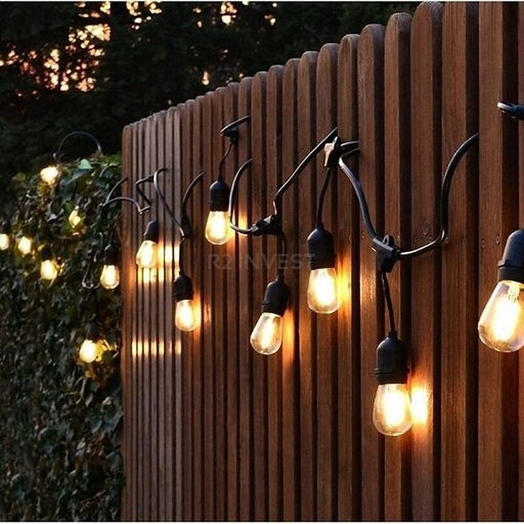 Girlanda ogrodowa świetlna, 20m, 20 żarówek LED, sieciowa, wodoszczelna