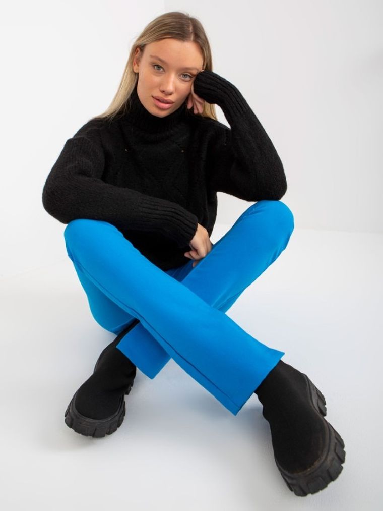 Golf damski, czarny, Rue Paris