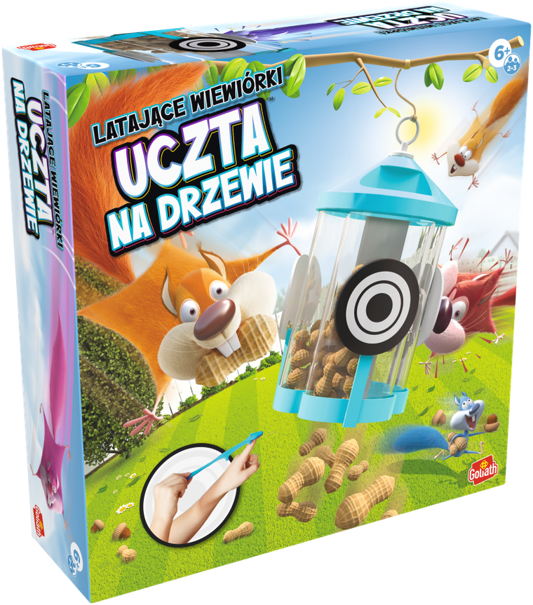 Goliath, Latające Wiewiórki, Uczta na drzewie! gra zręcznościowa