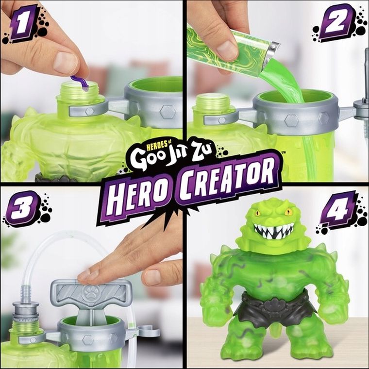 Goo-jit-zu, Hero Creator, Rock Jaw, elastyczna figurka